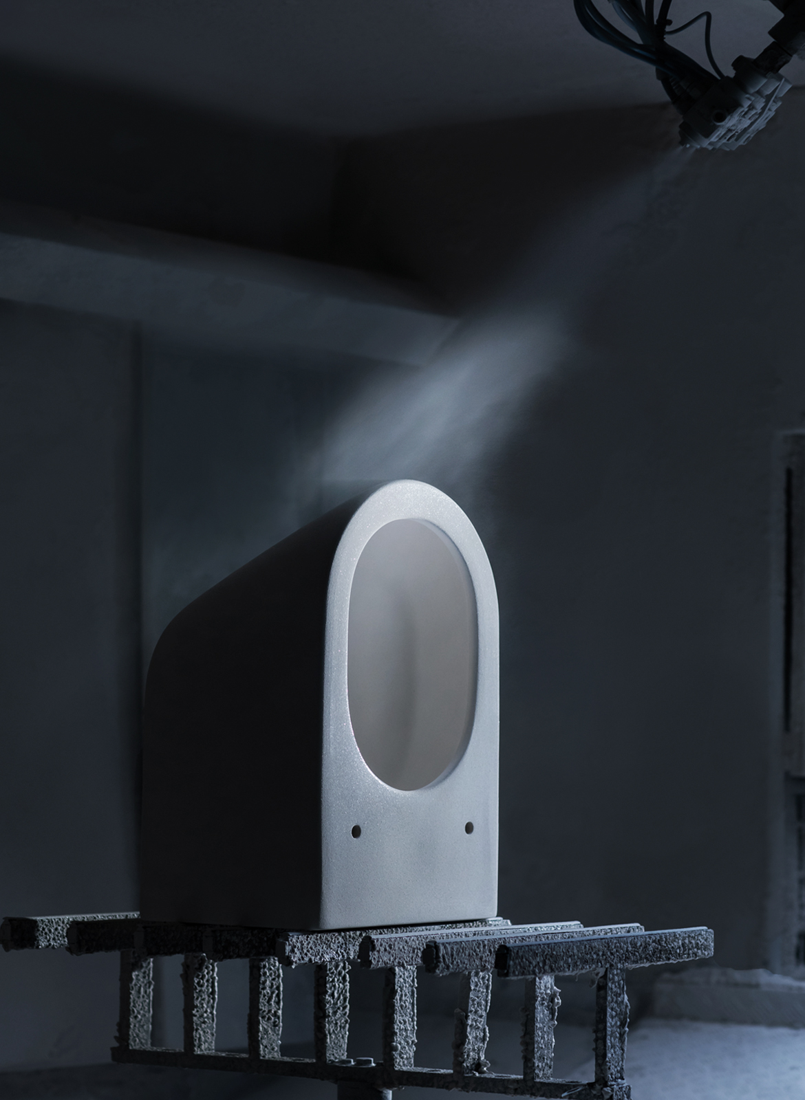 Ceramic urinal with cover - Catalano