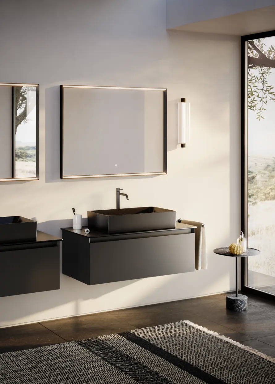 CATALANO Tonalita Nero Set 01 lavabo - Catalano