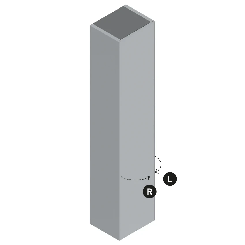 Colonna 37×30 h175  1 anta Ansa - Catalano