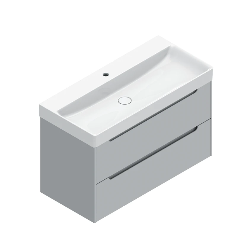 Base 98×45 h55  2 cassetti Ansa - Catalano