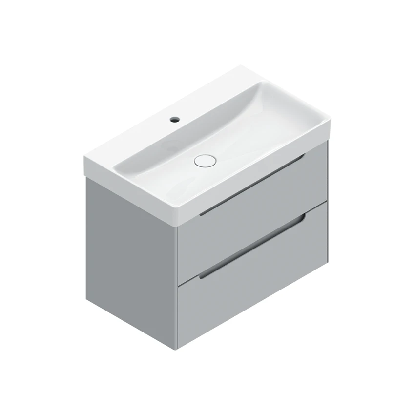 Base 78×45 h55  2 cassetti Ansa - Catalano