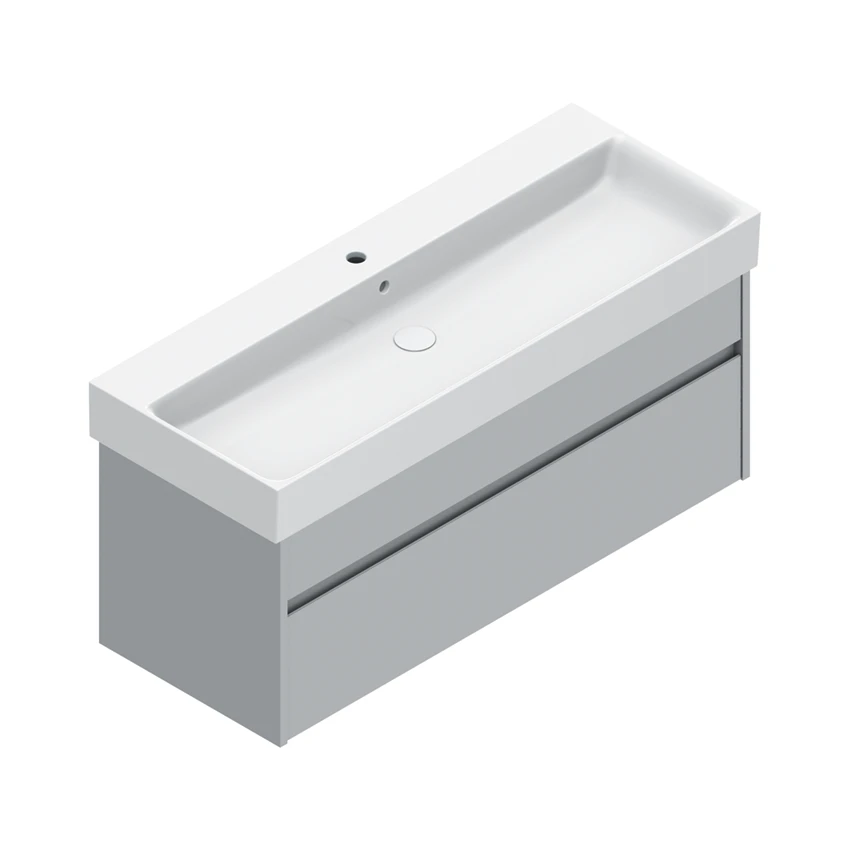 Base 116×45 h45  2 cassetti Basic - Catalano