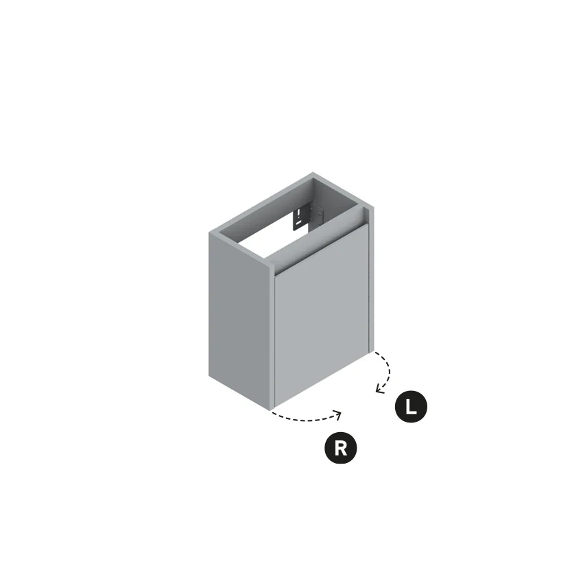 Base 37×22 h45  1 anta Basic - Catalano