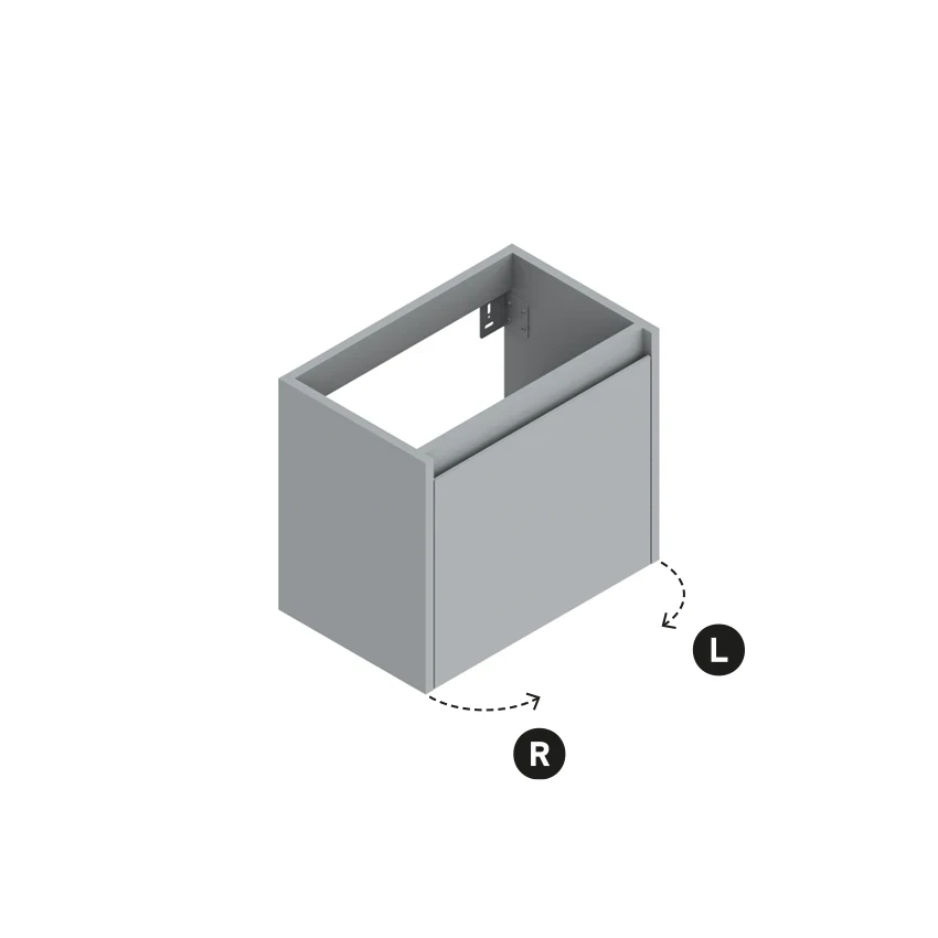 Base 52×33 h45  1 anta Basic - Catalano