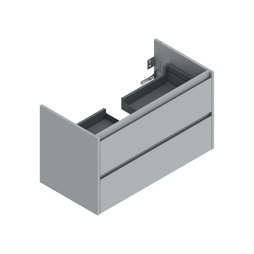 Base 96×48 h55  2 cassetti Basic - Catalano