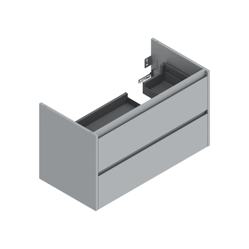 Base 96×48 h55  2 cassetti Basic - Catalano