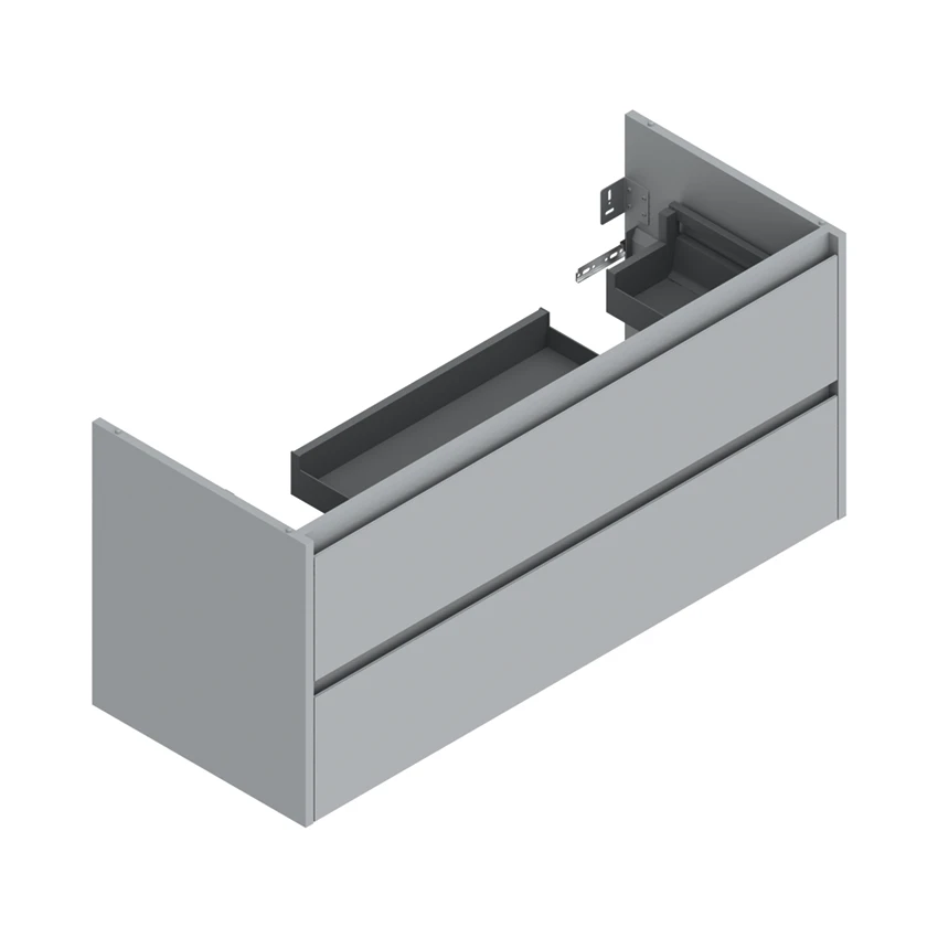 Base 121×48 h55  2 cassetti Basic - Catalano