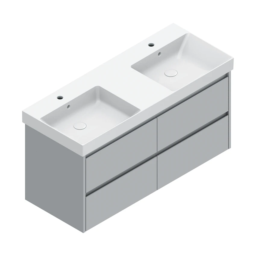 Base 121×48 h55  4 cassetti Basic - Catalano