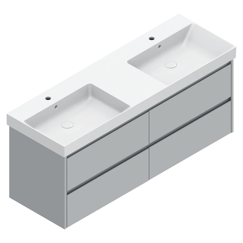 Base 147×48 h55  4 cassetti Basic - Catalano