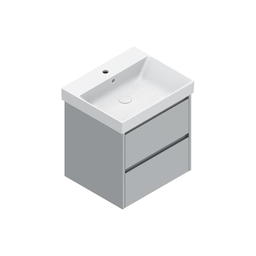 Base 56×48 h55  2 cassetti Basic - Catalano