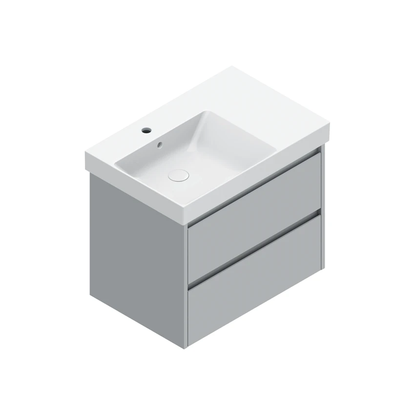 Base 71×48 h55  2 cassetti Basic - Catalano