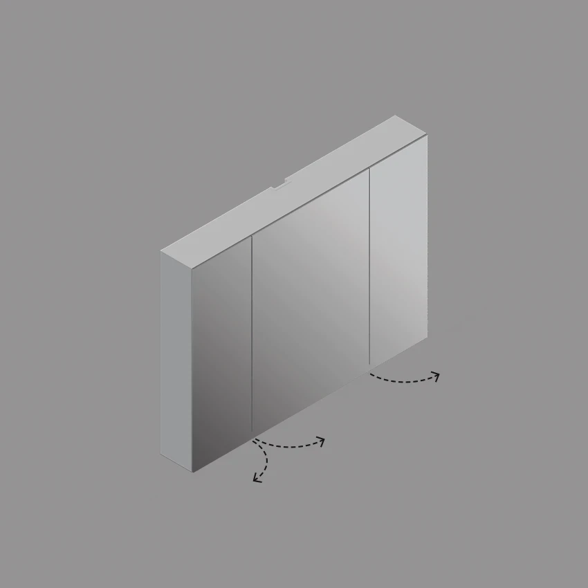 Specchio  100–120×75 Specchi e accessori - Catalano