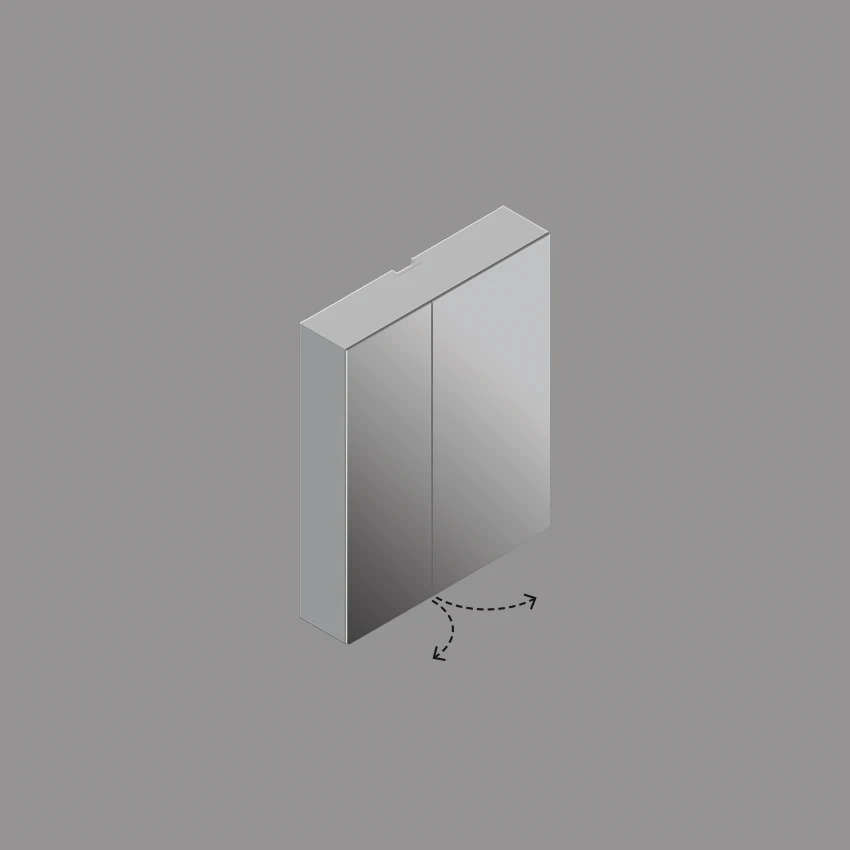 Specchio  60–90×75 Specchi e accessori - Catalano