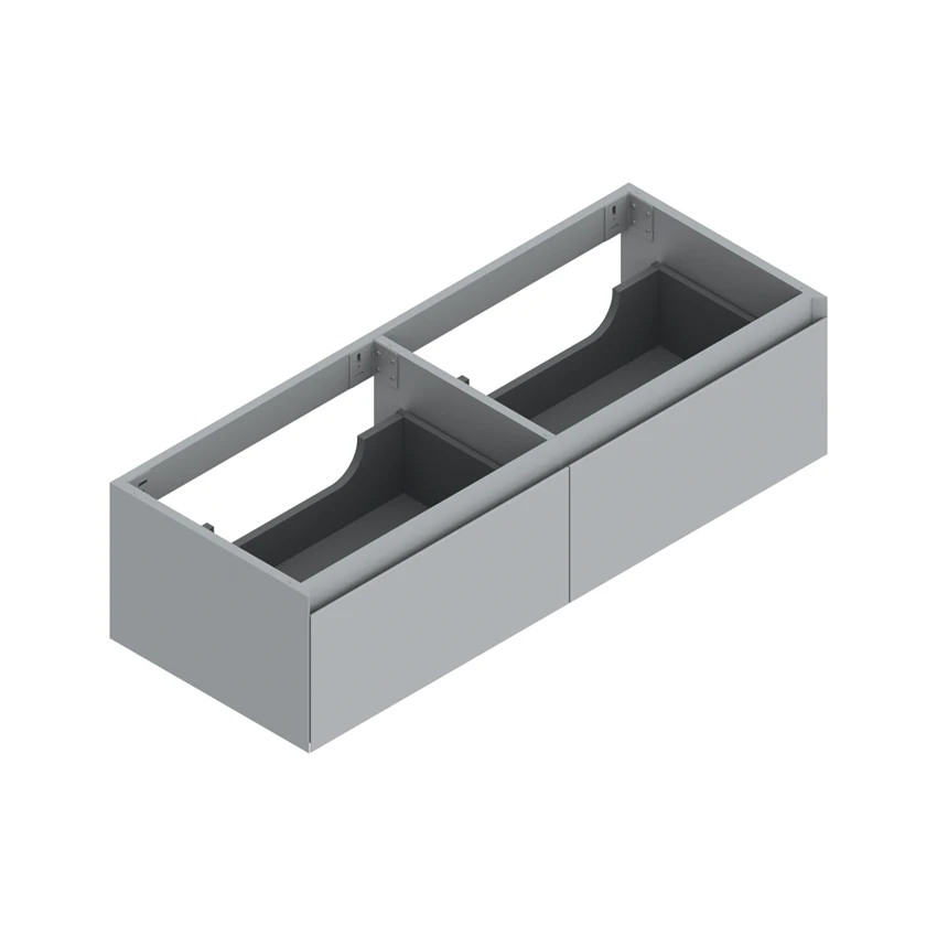Base 117×45 h30  2 cassetti Handle - Catalano