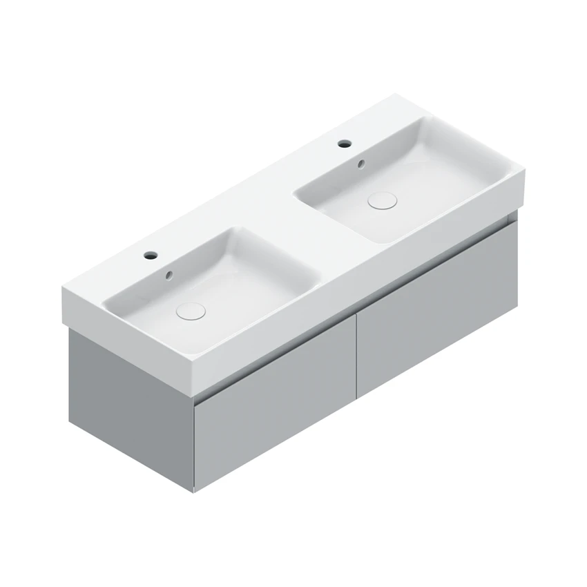 Base 117×45 h30  2 cassetti Handle - Catalano