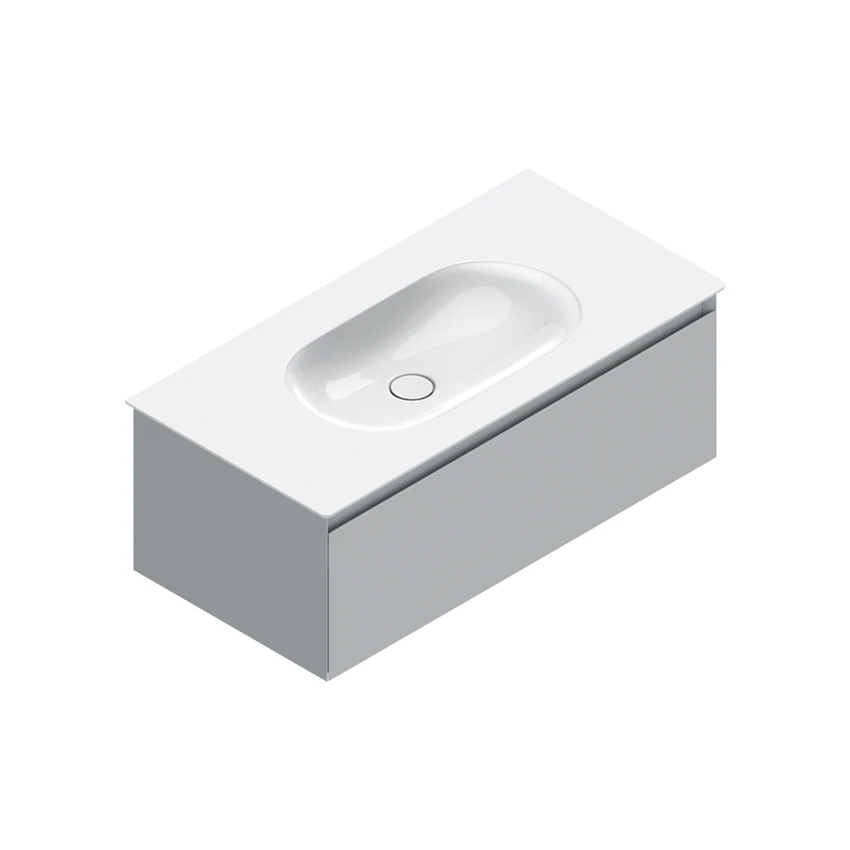 Base 97×48 h35  1 cassetto Handle - Catalano
