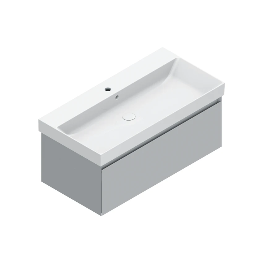 Base 97×48 h35  1 cassetto Handle - Catalano