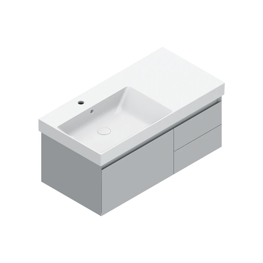 Base 97×48 h35  3 cassetti Handle - Catalano