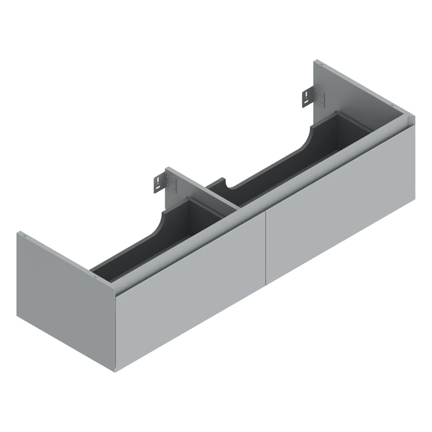 Base 147×48 h35  2 cassetti Handle - Catalano