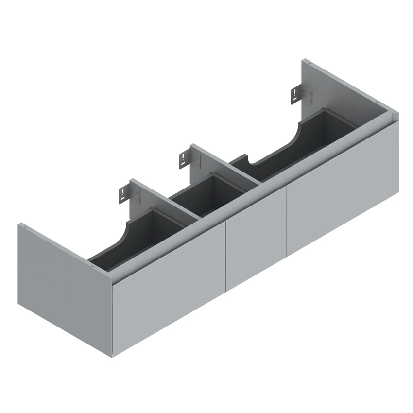 Base 147×48 h35  3 cassetti Handle - Catalano