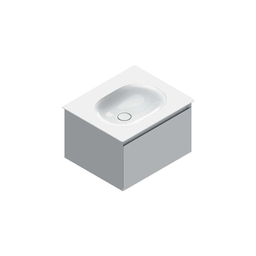 Base 57×48 h35  1 cassetto Handle - Catalano