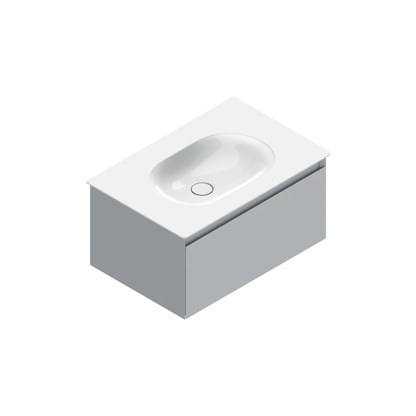 Base 72×48 h35  1 cassetto Handle - Catalano