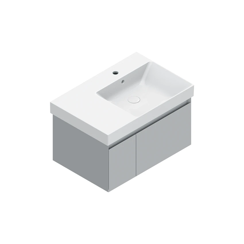 Base 72×48 h35  2 cassetti Handle - Catalano