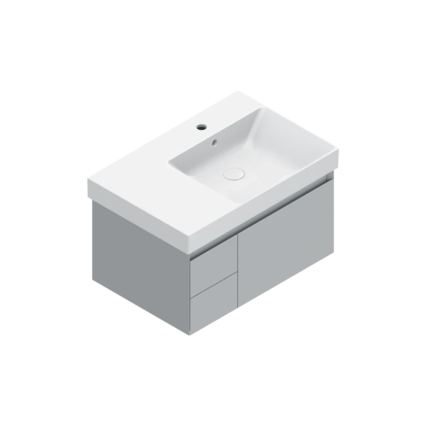 Base 72×48 h35  3 cassetti Handle - Catalano