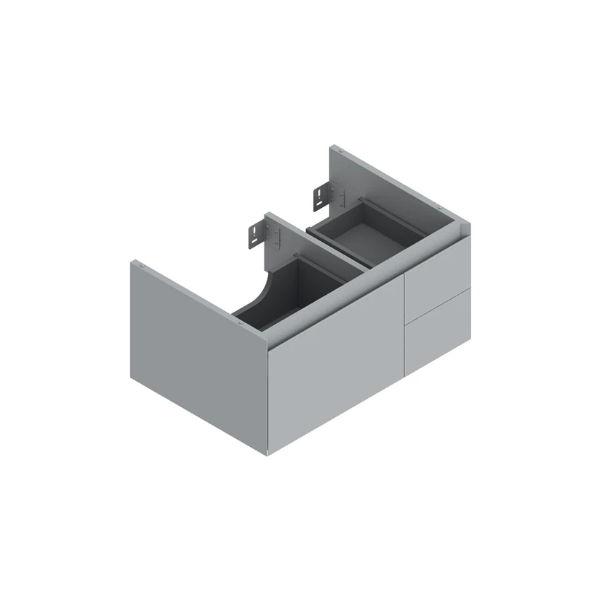 Base 72×48 h35  3 cassetti Handle - Catalano
