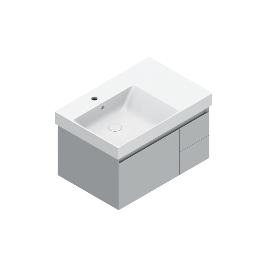 Base 72×48 h35  3 cassetti Handle - Catalano