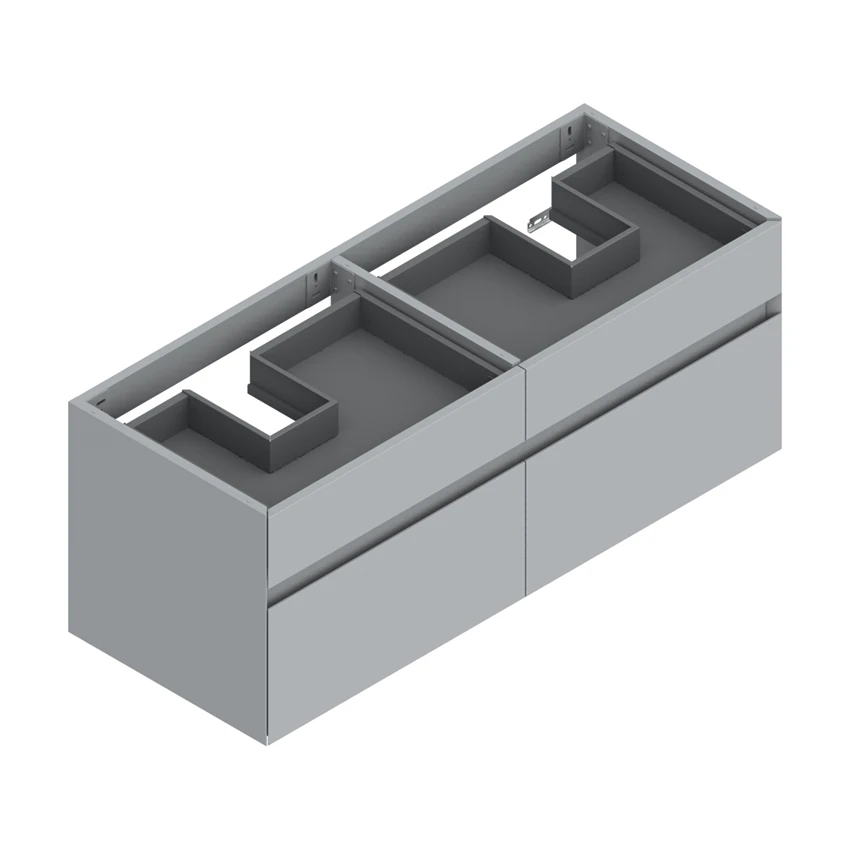 Base 117×45 h45  4 cassetti Handle - Catalano