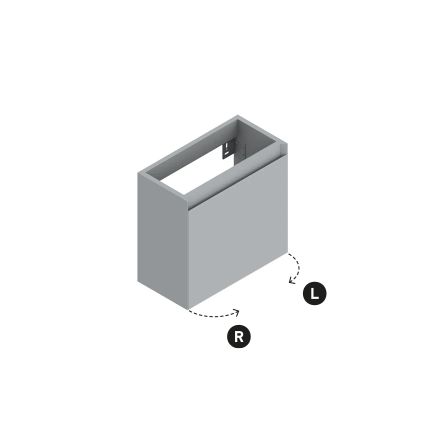 Base 48×24 h45  1 anta Handle - Catalano