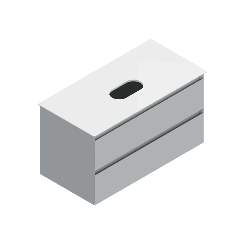 Base 97×48 h52  2 cassetti Handle - Catalano