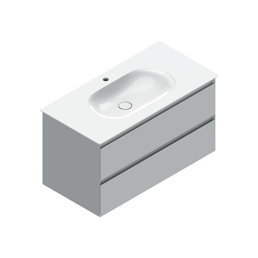 Base 97×48 h52  2 cassetti Handle - Catalano