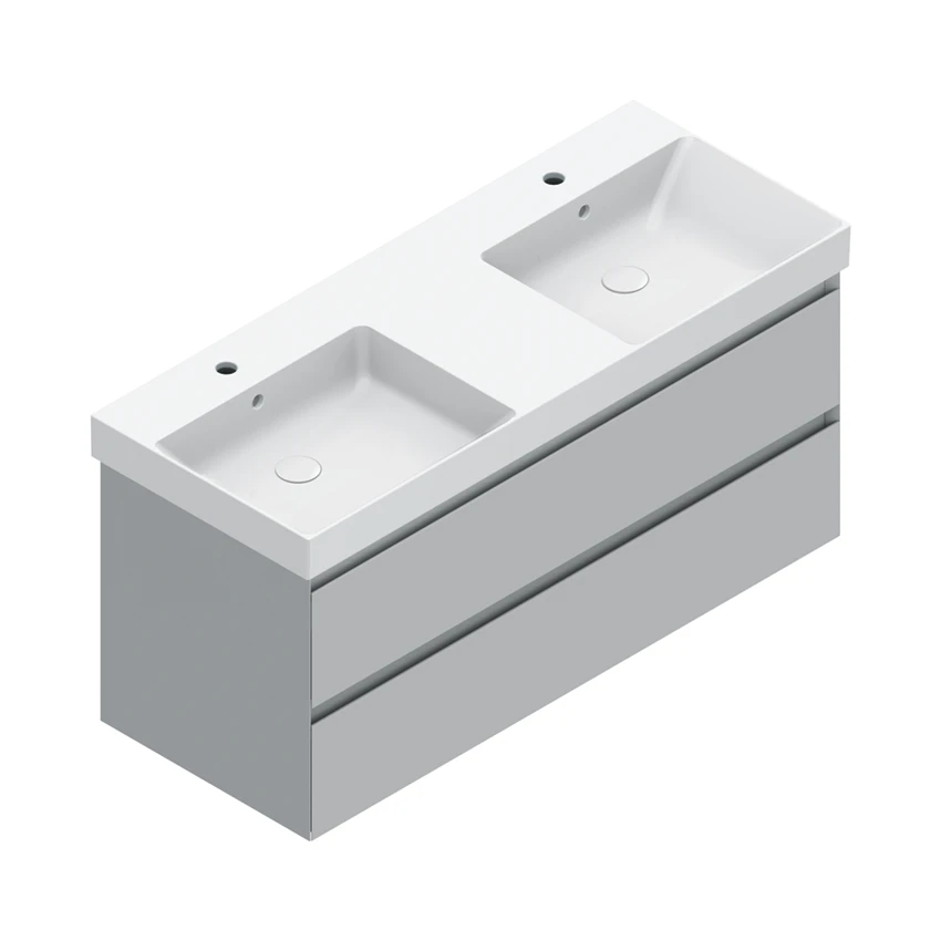 Base 122×48 h52  2 cassetti Handle - Catalano