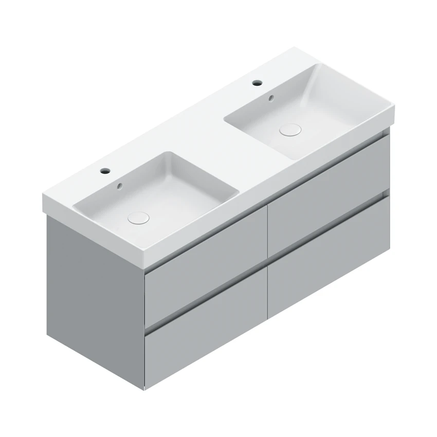 Base 122×48 h52  4 cassetti Handle - Catalano
