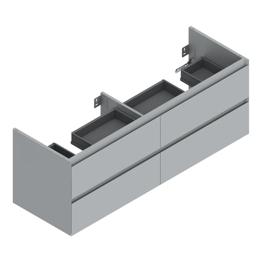 Base 147×48 h52  4 cassetti Handle - Catalano