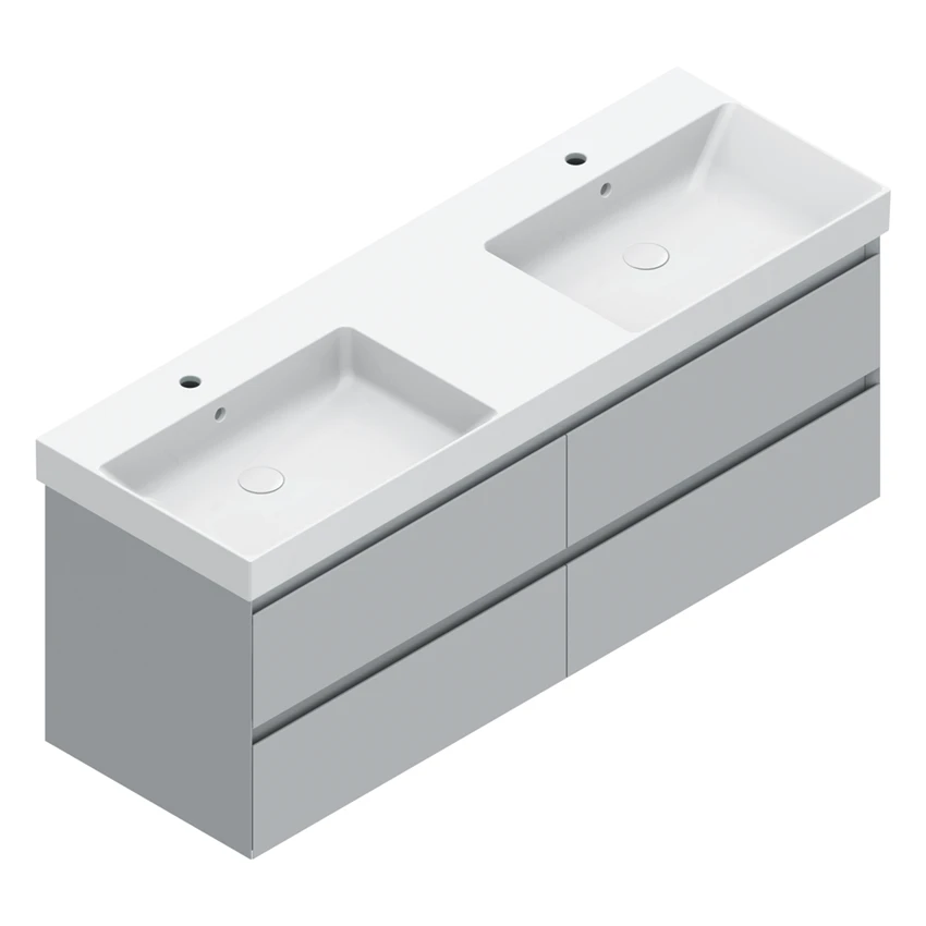 Base 147×48 h52  4 cassetti Handle - Catalano