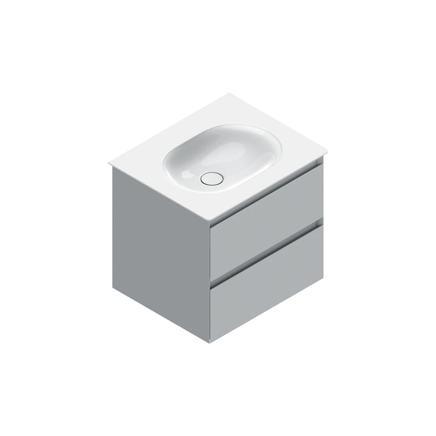 Base 57×48 h52  2 cassetti Handle - Catalano
