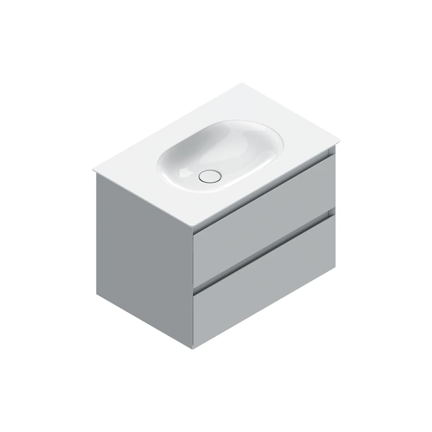 Base 72×48 h52  2 cassetti Handle - Catalano