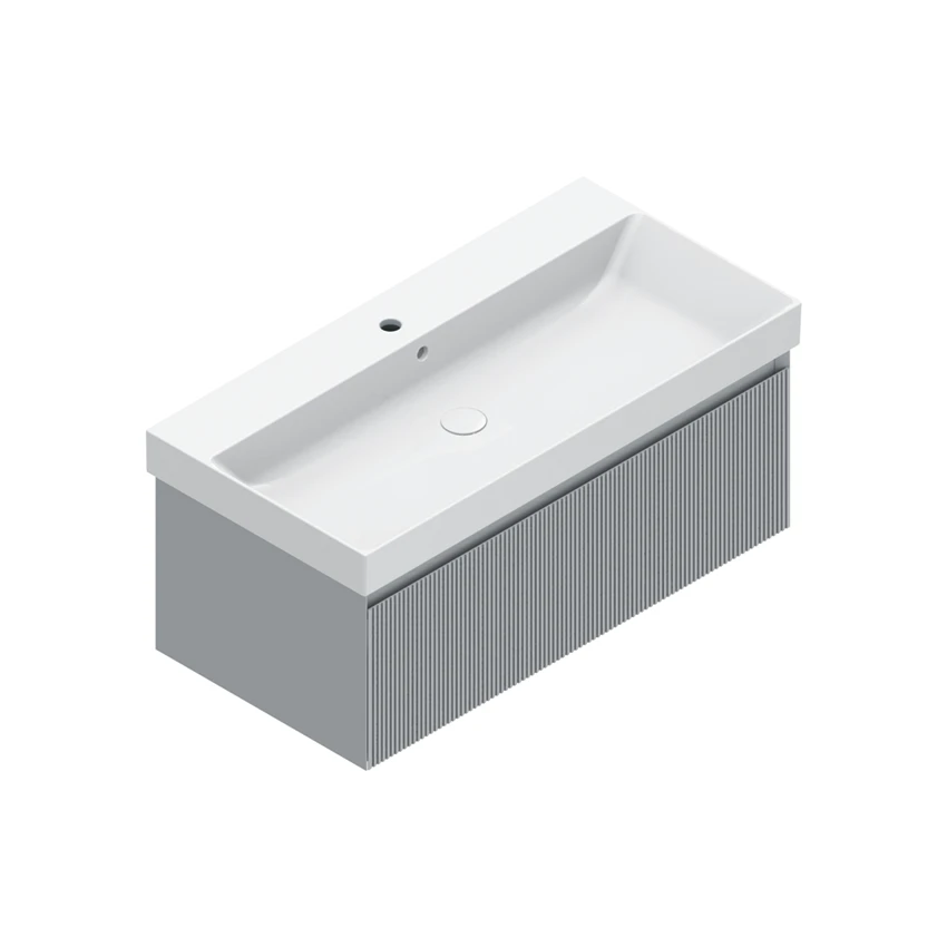 Base 97×48 h35  1 cassetto Righe - Catalano