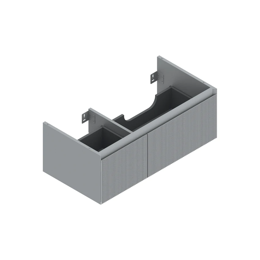 Base 97×48 h35  2 cassetti Righe - Catalano