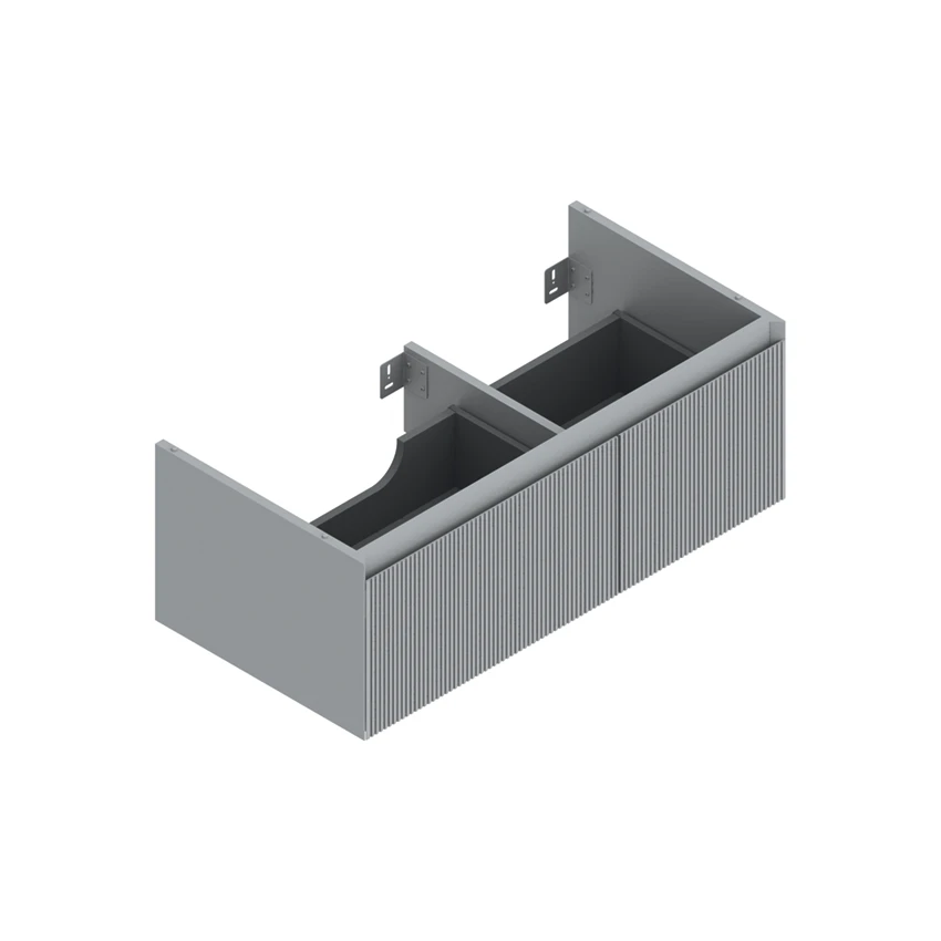 Base 97×48 h35  2 cassetti Righe - Catalano