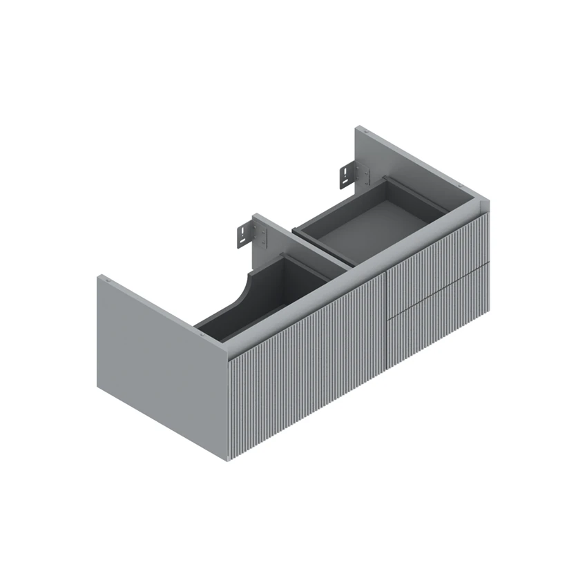 Base 97×48 h35  3 cassetti Righe - Catalano