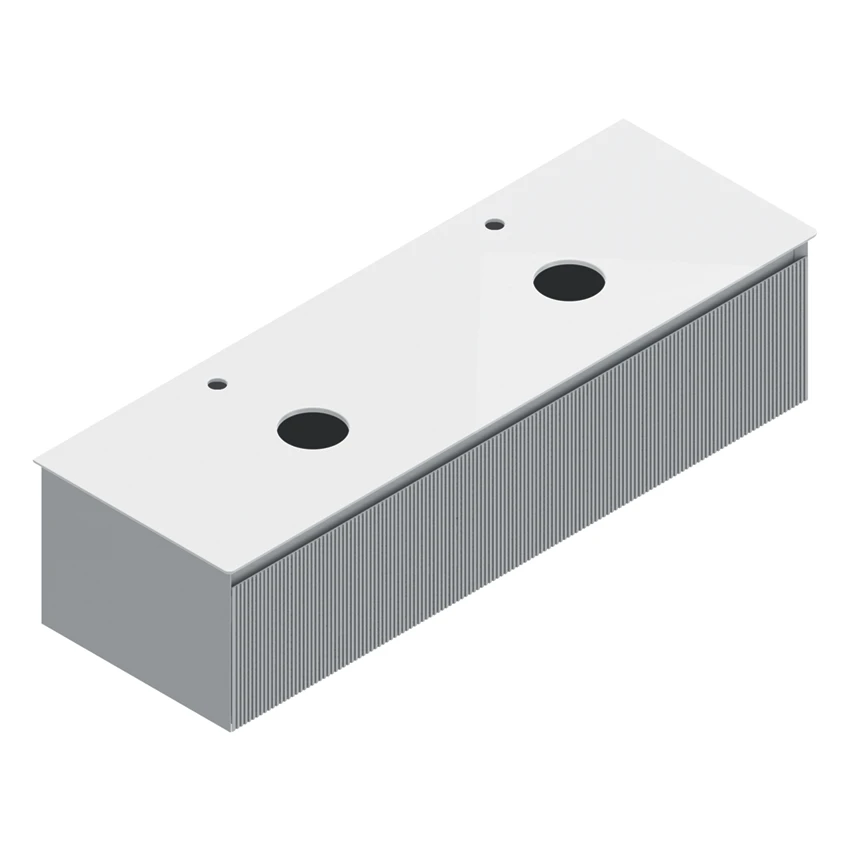 Base 147×48 h35  1 cassetto Righe - Catalano