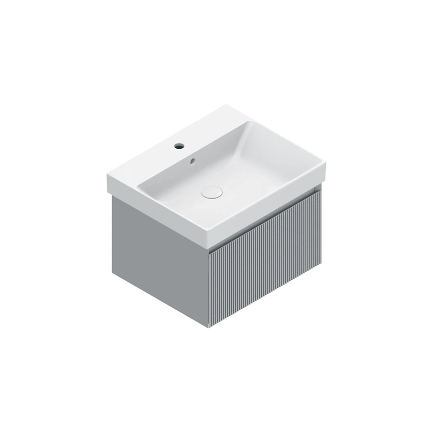 Base 57×48 h35  1 cassetto Righe - Catalano