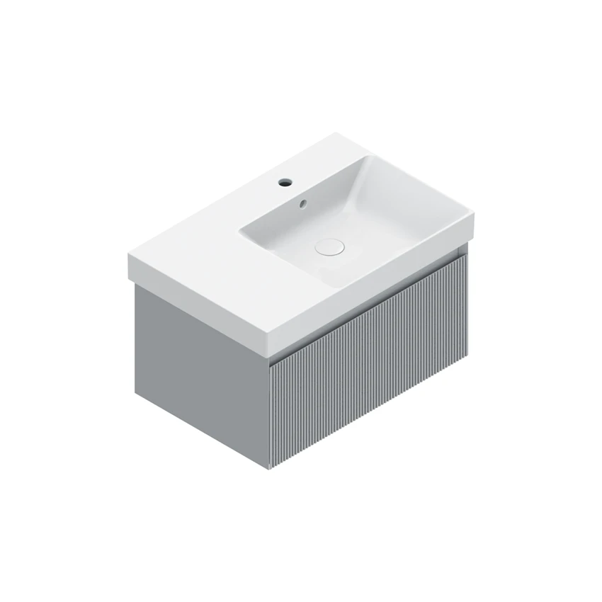 Base 72×48 h35  1 cassetto Righe - Catalano