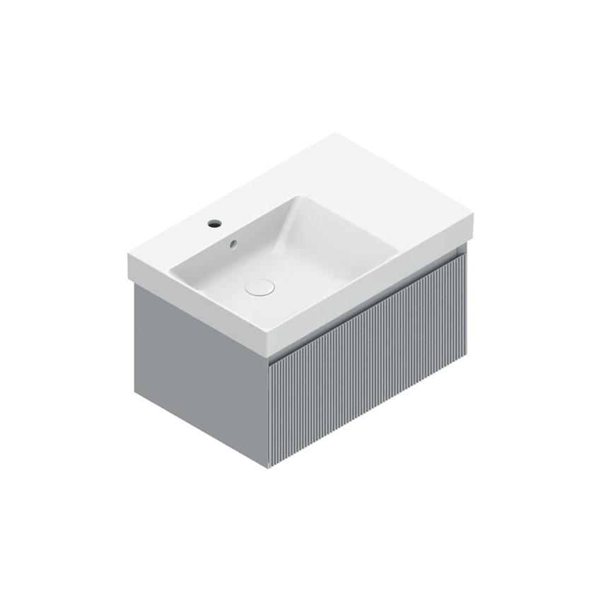 Base 72×48 h35  1 cassetto Righe - Catalano