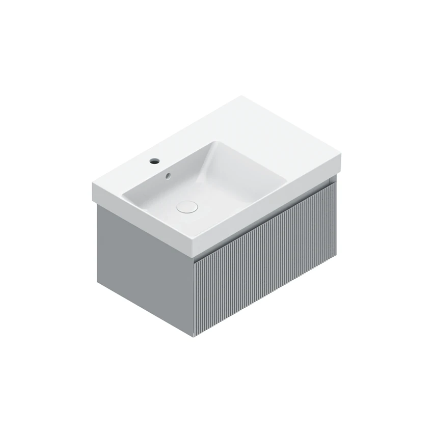 Base 72×48 h35  2 cassetti Righe - Catalano