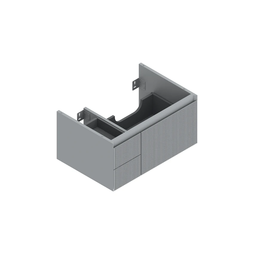 Base 72×48 h35  3 cassetti Righe - Catalano